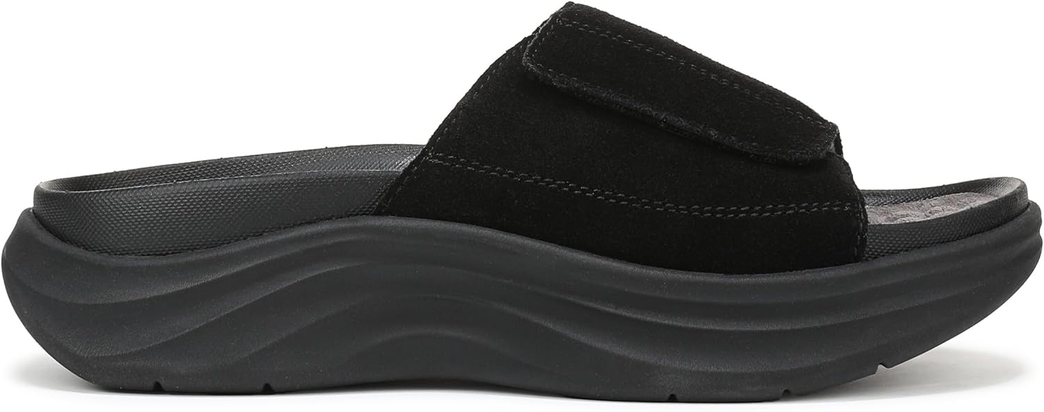 image:imageDr Scholls Feel Calm Recovery SandalsBlack Suede