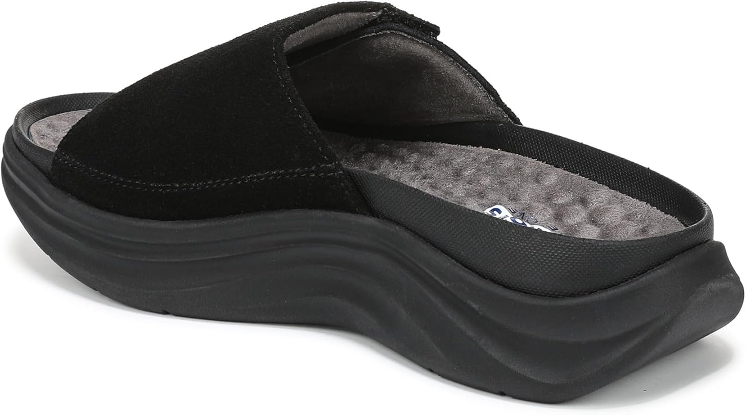 image:imageDr Scholls Feel Calm Recovery SandalsBlack Suede