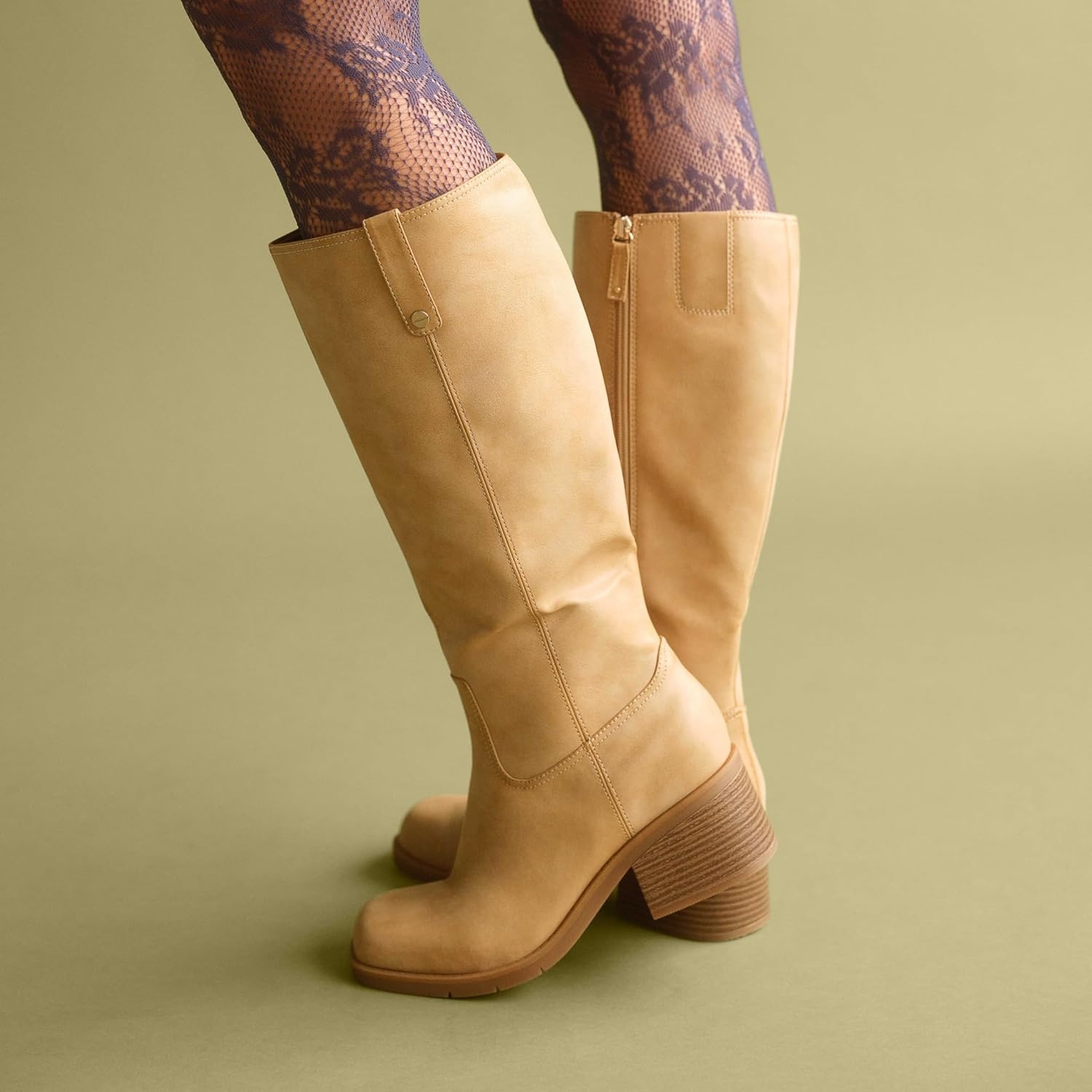 image:imageDr Scholls Joplin Riding Tall BootsDark Honey Brown Medium Calf