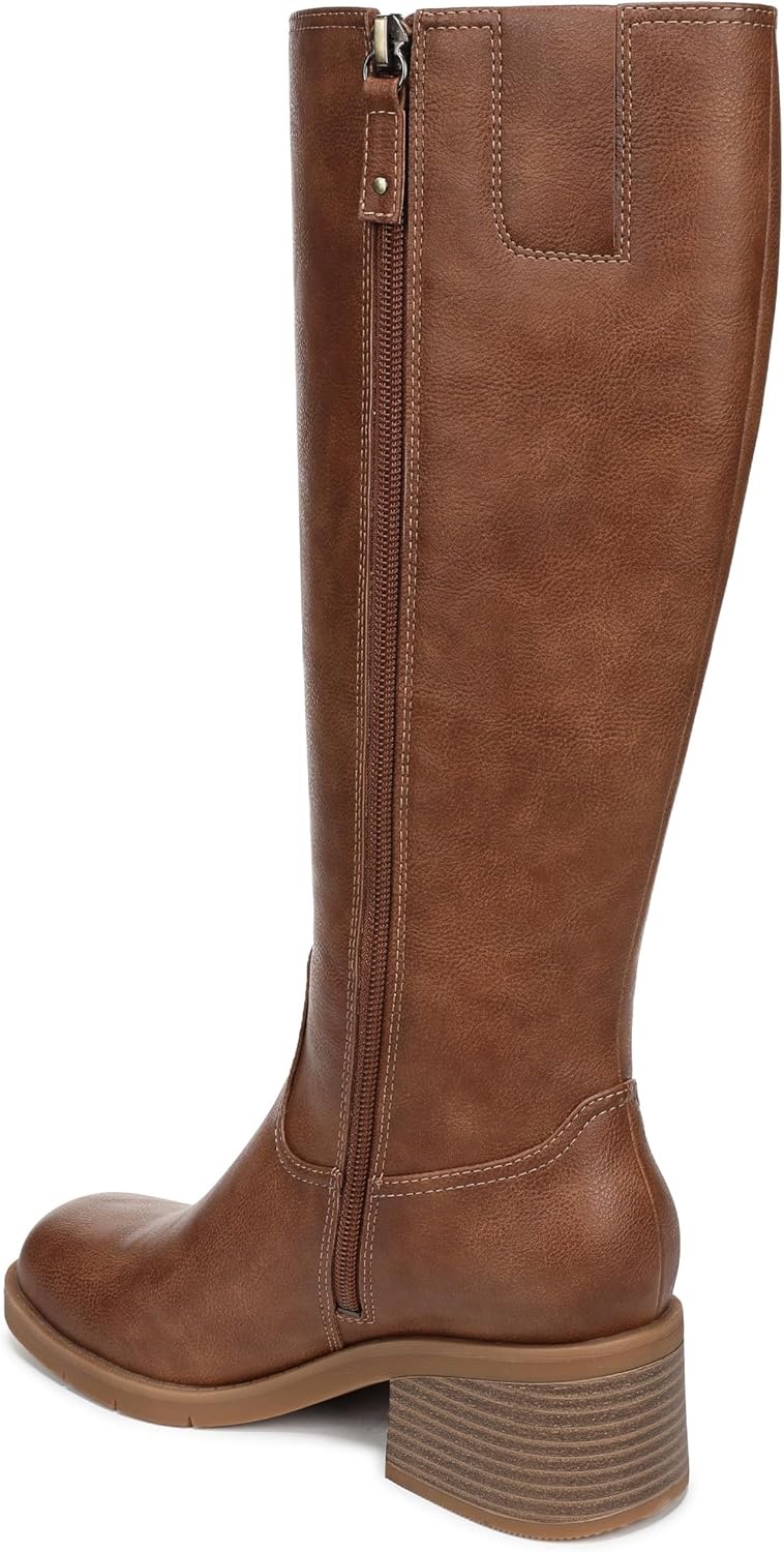 image:imageDr Scholls Joplin Riding Tall BootsDark Honey Brown Medium Calf