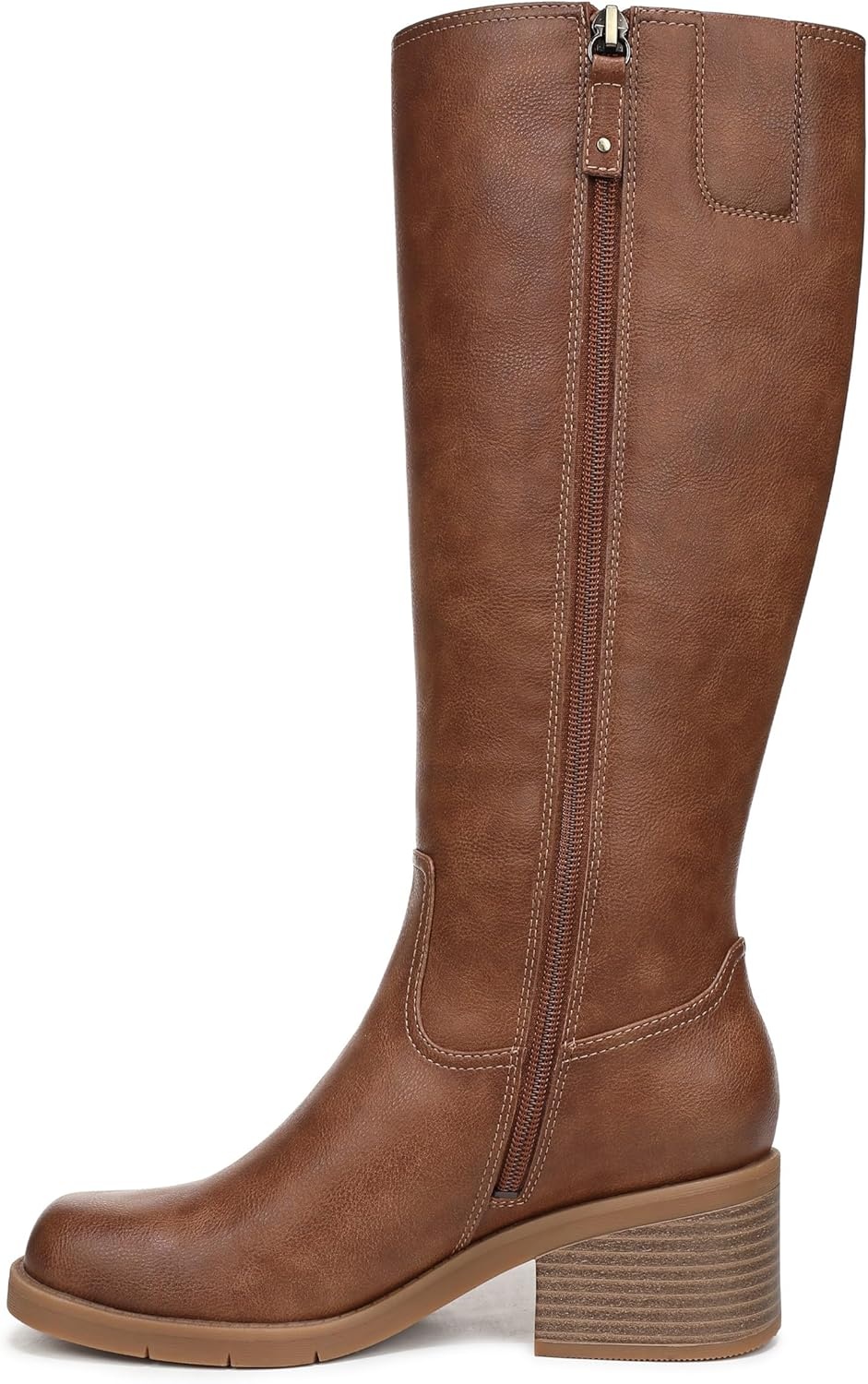 image:imageDr Scholls Joplin Riding Tall BootsDark Honey Brown Medium Calf