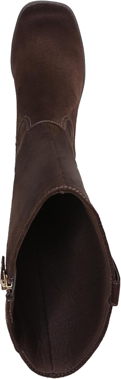 image:imageDr Scholls Joplin Riding Tall BootsDark Umber Brown Microsuede