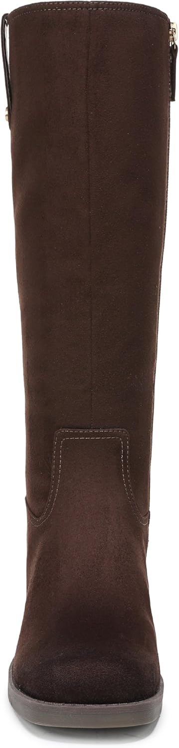 image:imageDr Scholls Joplin Riding Tall BootsDark Umber Brown Microsuede