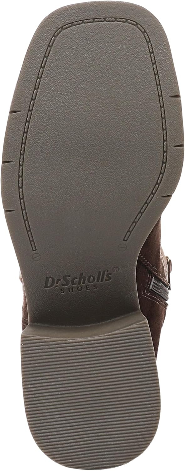 image:imageDr Scholls Joplin Riding Tall BootsDark Umber Wide Calf Brown Microsuede