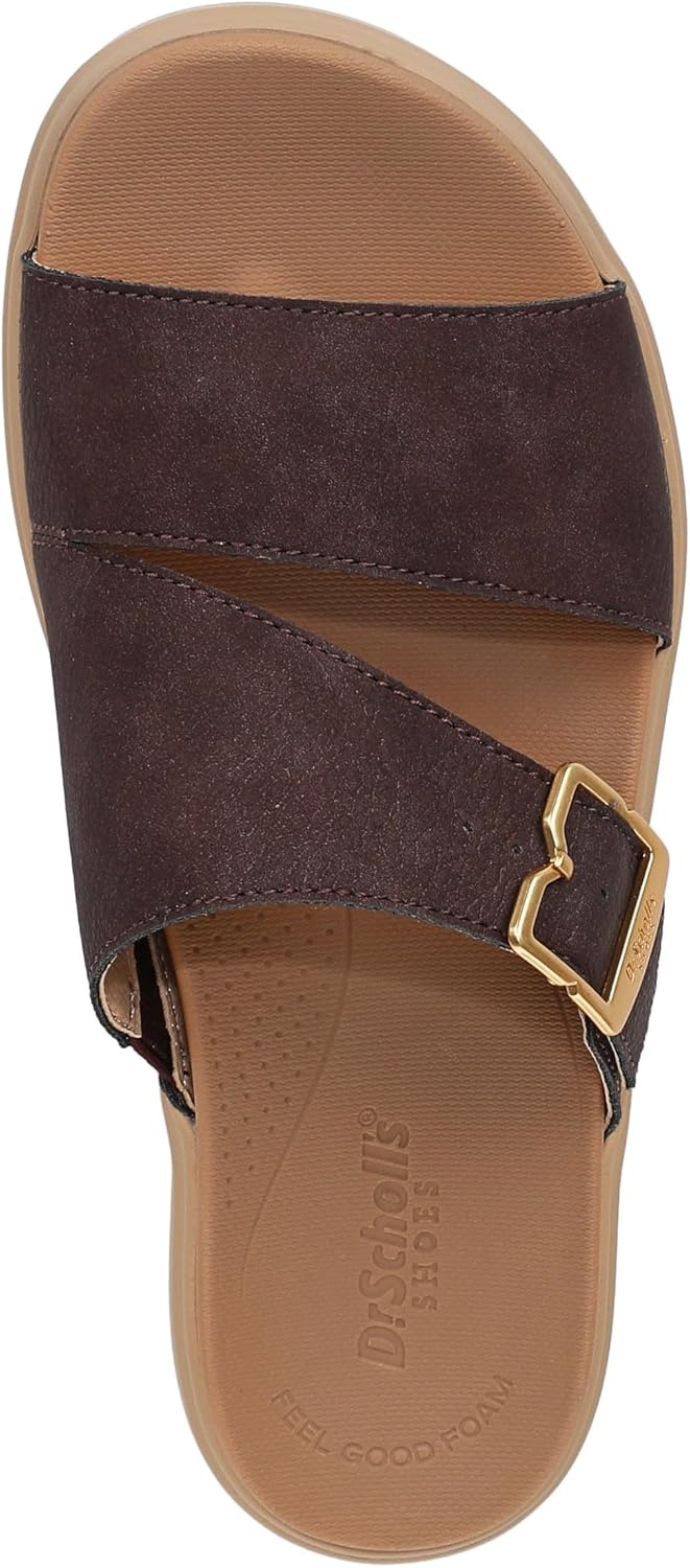 image:imageDr Scholls Madison Cloud SlidesDark Brown Smooth