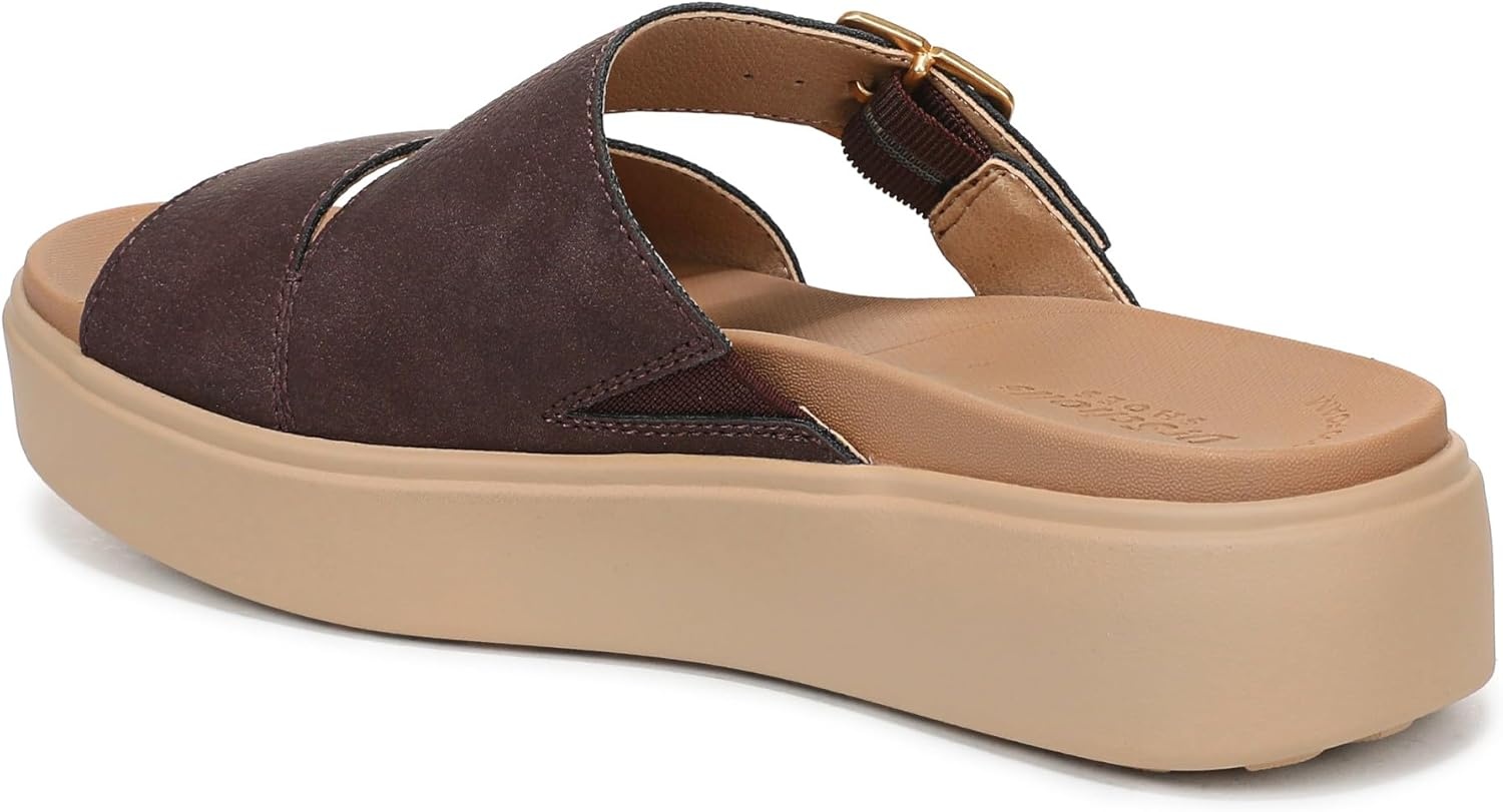 image:imageDr Scholls Madison Cloud SlidesDark Brown Smooth