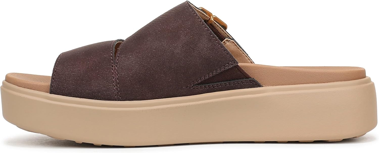 image:imageDr Scholls Madison Cloud SlidesDark Brown Smooth