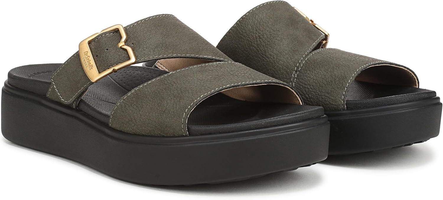 image:imageDr Scholls Madison Cloud SlidesOlive Green