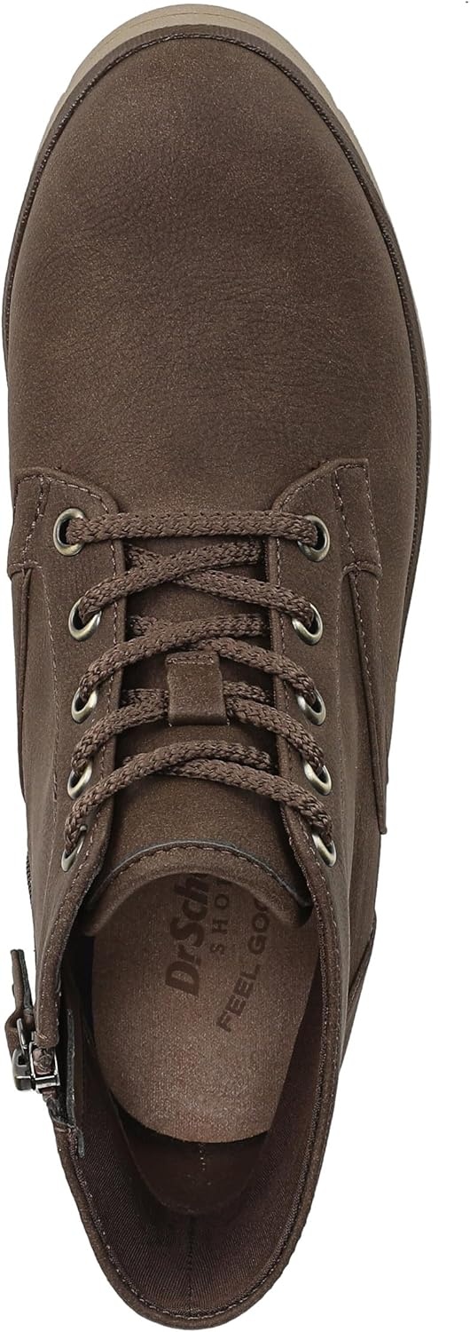 image:imageDr Scholls Northstar LaceUp Short BootsDark Brown