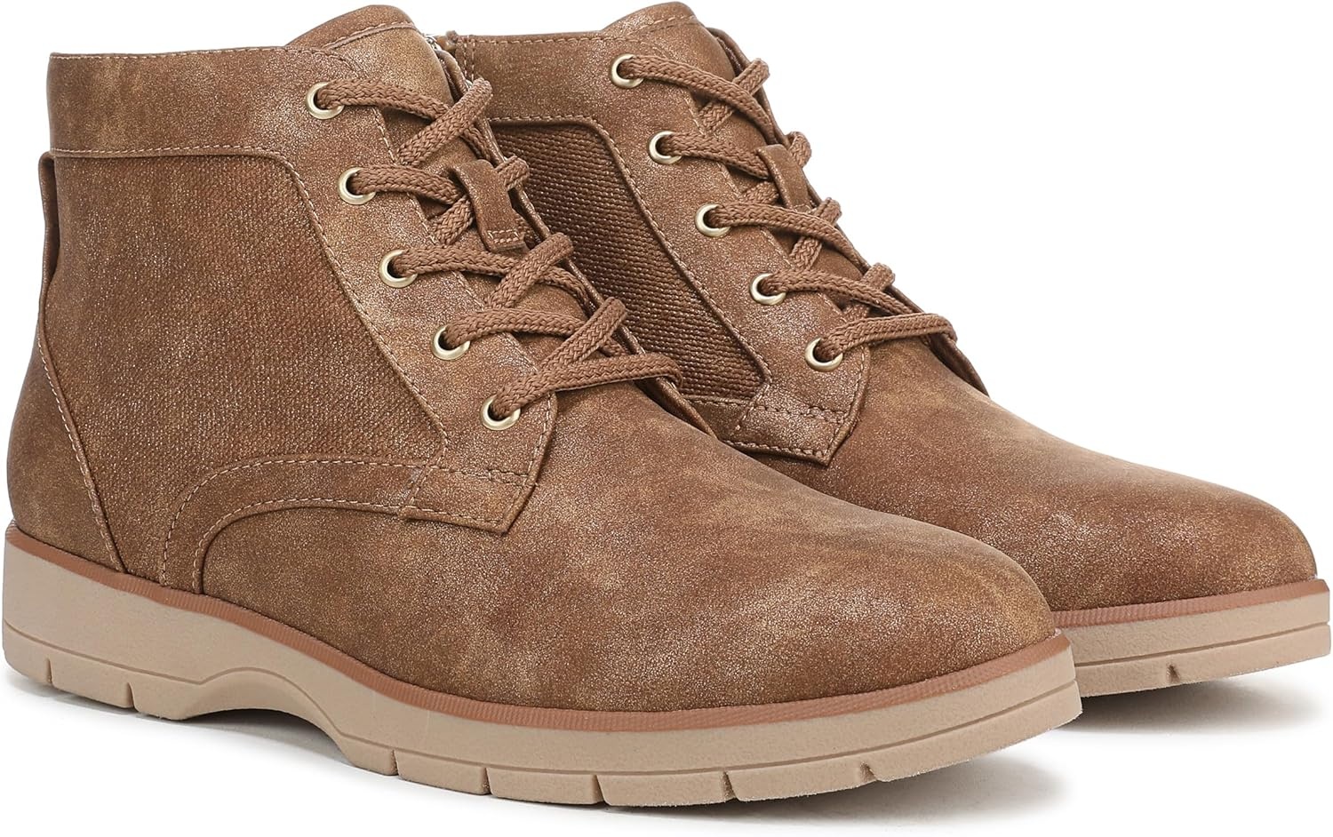 image:imageDr Scholls Northstar LaceUp Short BootsHoney Brown
