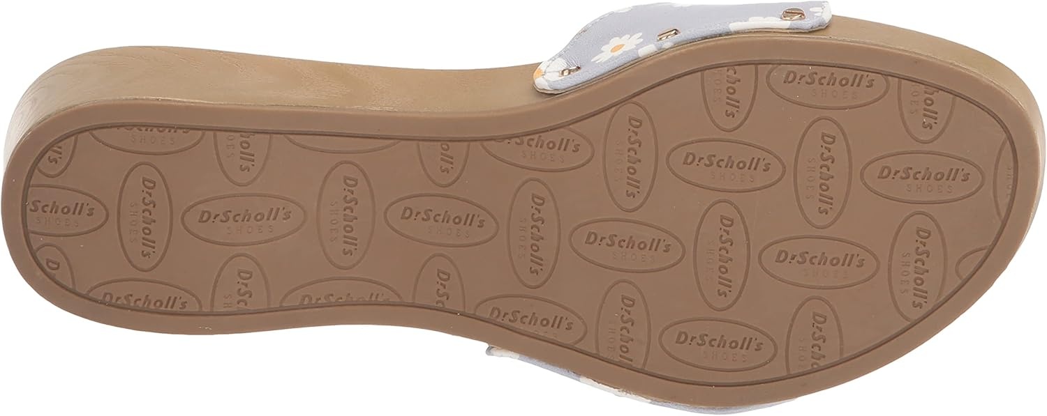 image:imageDr Scholls Shoes Womens Classic Sandal Faux Wood Slide SandalBlue Dawn Floral Print
