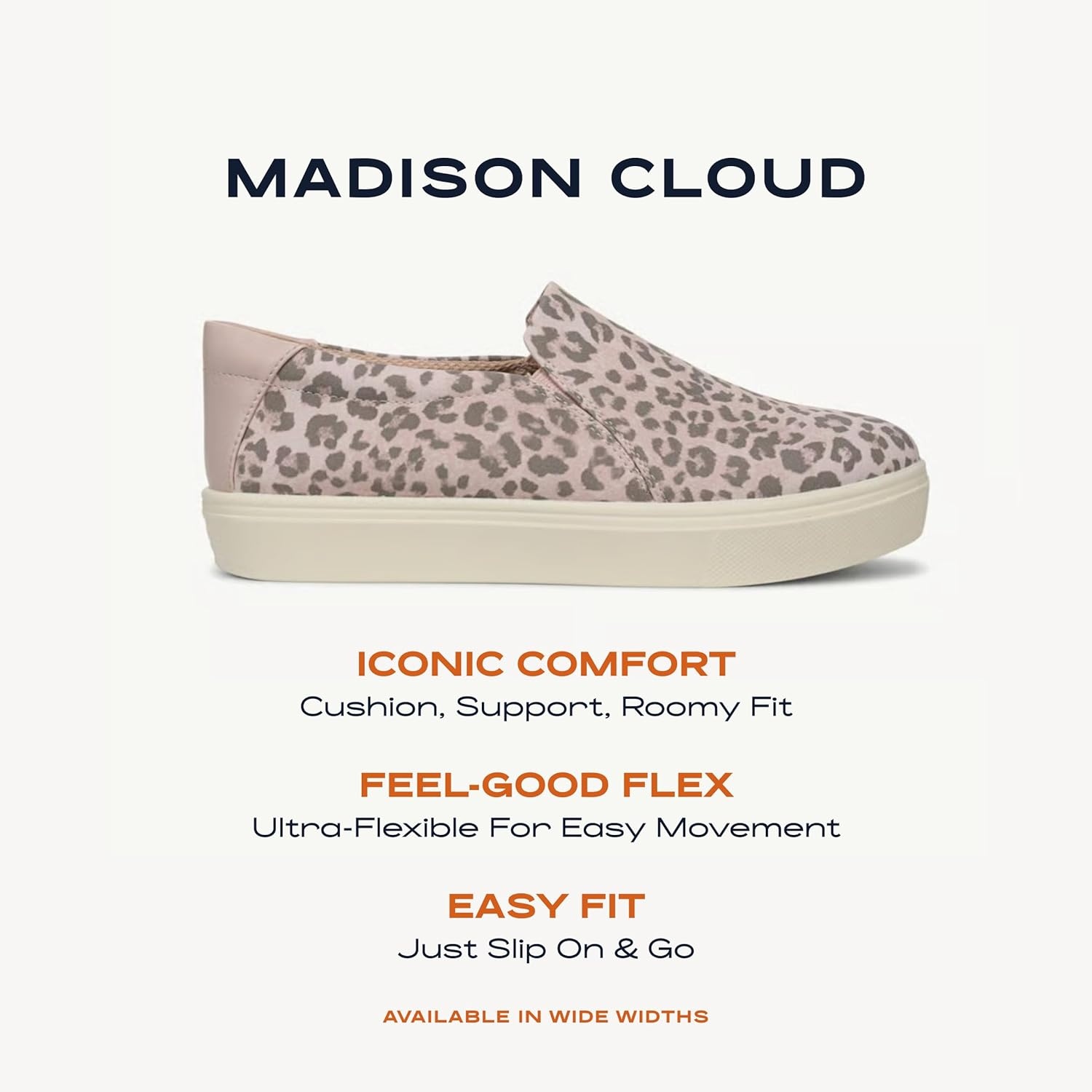 image:imageDr Scholls Shoes Womens Madison CloudBlush Taupe Leopard