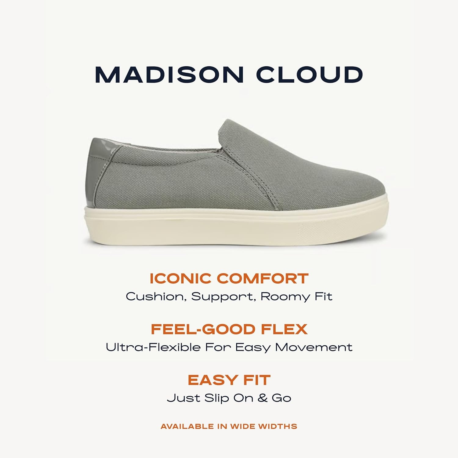 image:imageDr Scholls Shoes Womens Madison CloudSage Green Canvas
