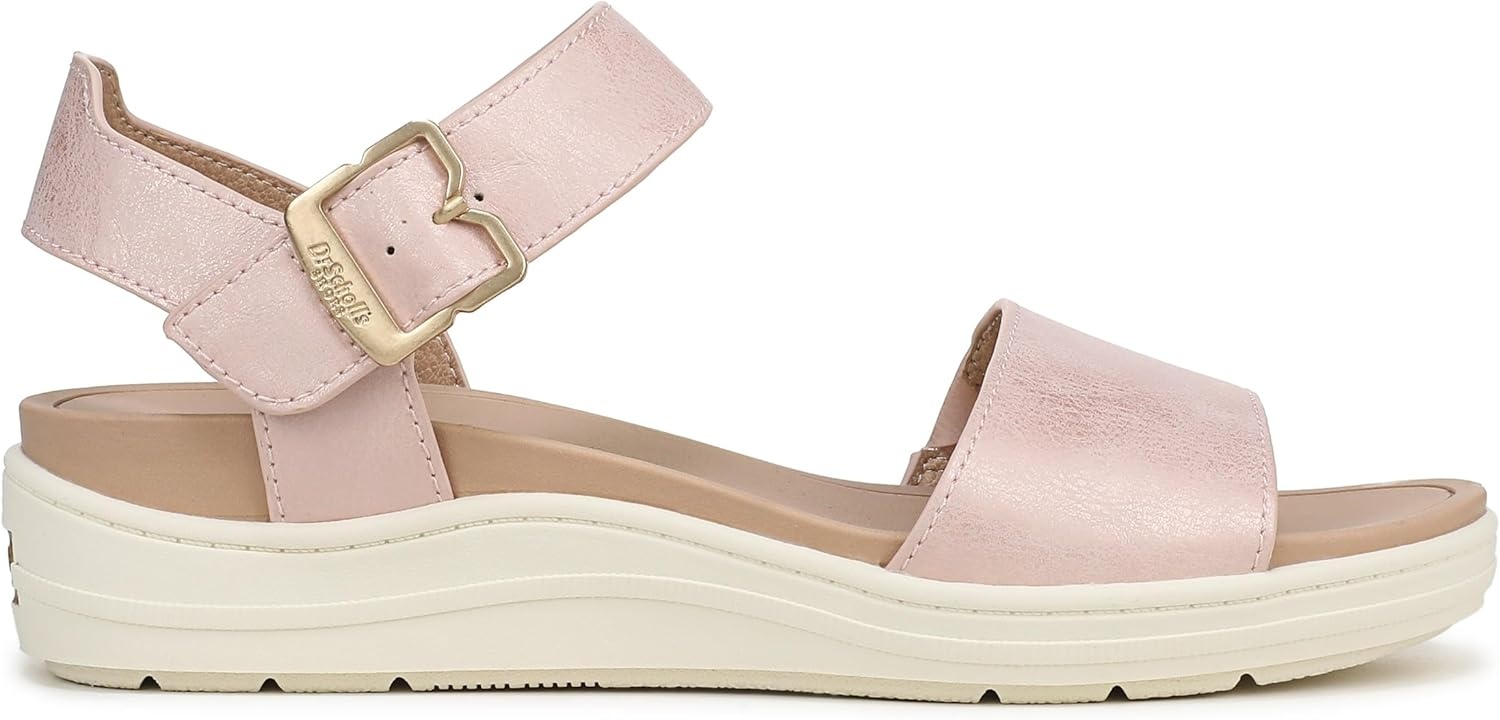 image:imageDr Scholls Time Off SkyBlush Pink Metallic