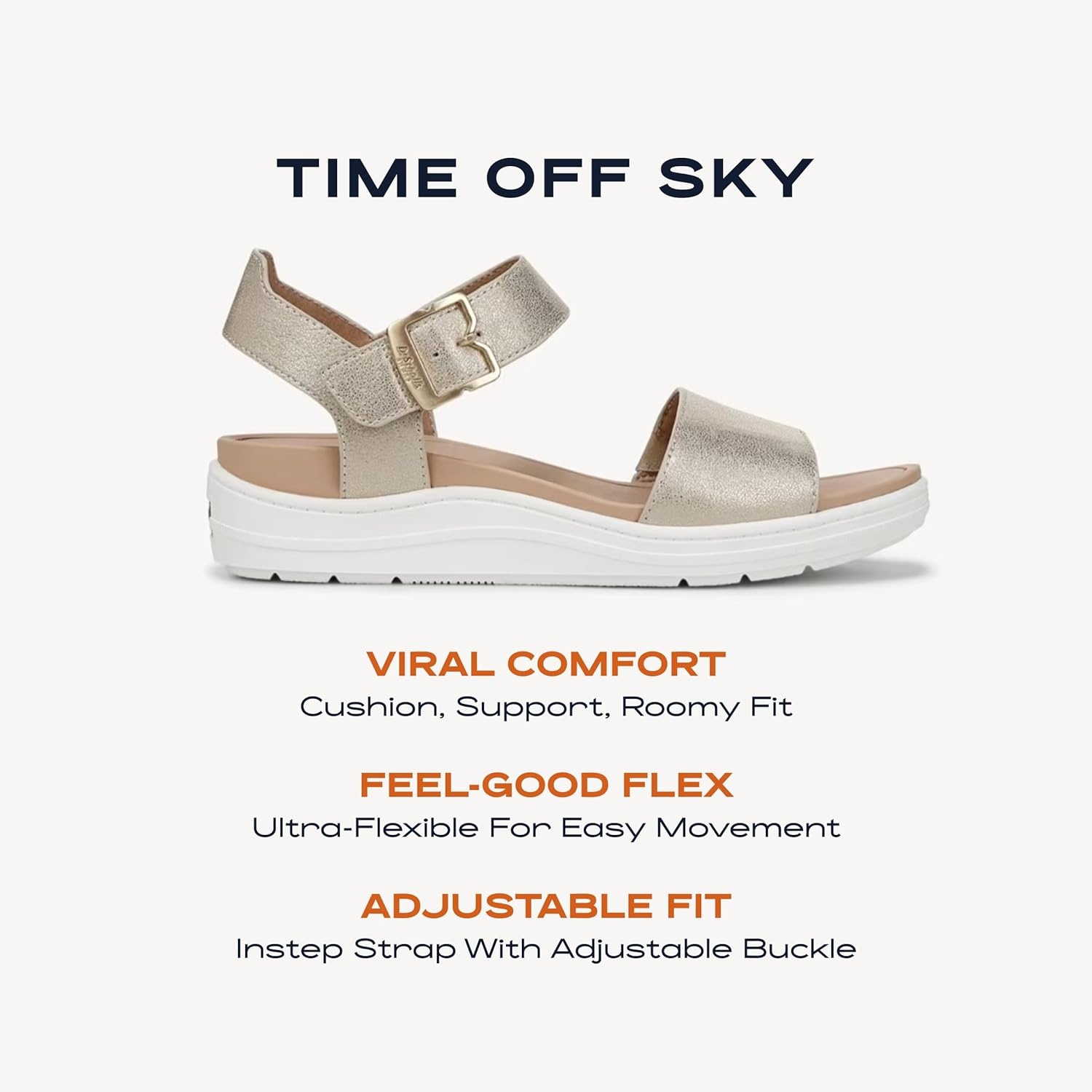 image:imageDr Scholls Time Off SkyGold Smooth