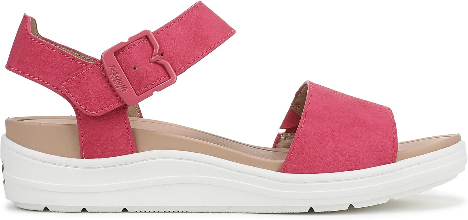 image:imageDr Scholls Time Off SkyPink Punch Faux Leather