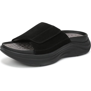 Dr. Scholl’s Feel Calm Recovery Sandals(Black Suede)
