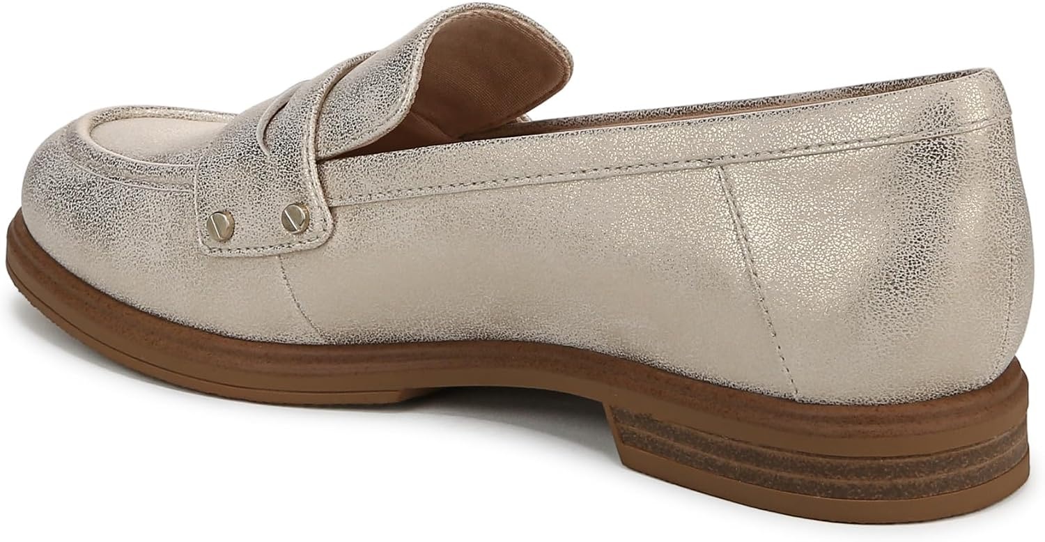 image:imageDr Scholls Hello Loafer LoaferMoc ShoesLight Gold Smooth