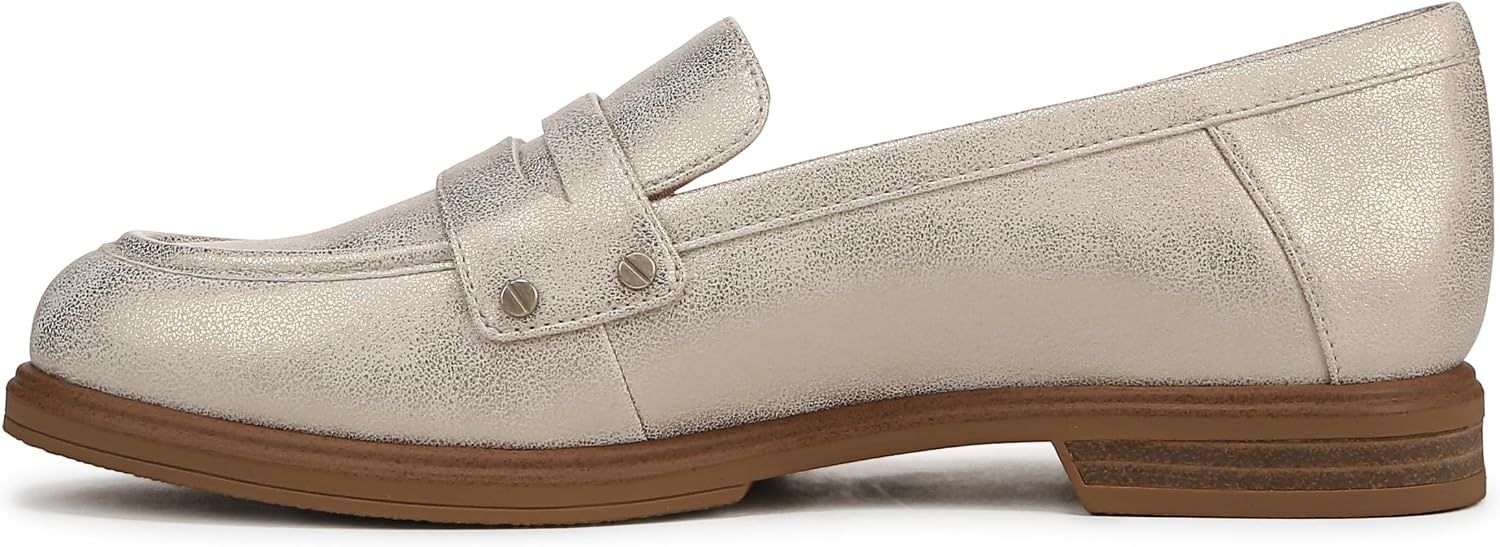 image:imageDr Scholls Hello Loafer LoaferMoc ShoesLight Gold Smooth