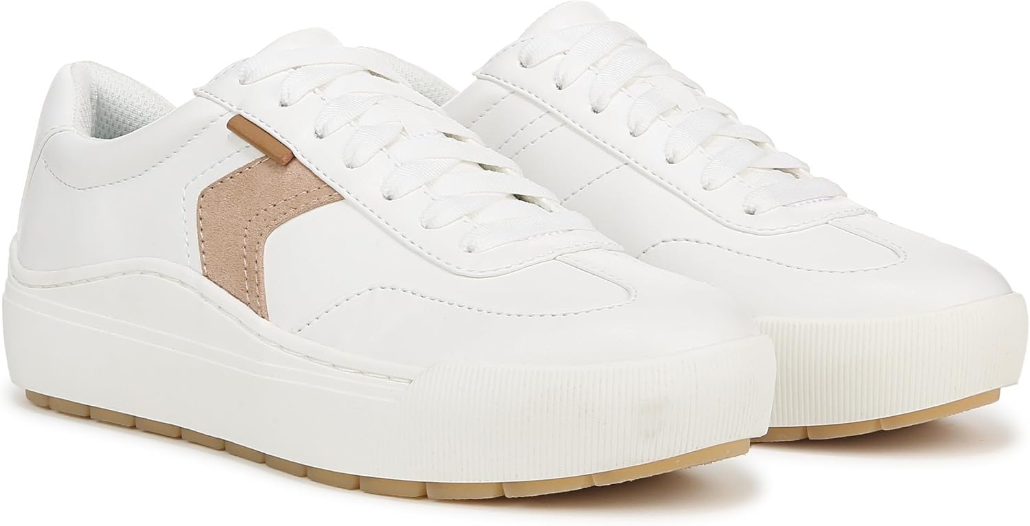 image:imageDr Scholls Shoes Womens Time Off Win SneakerWhiteSand Beige