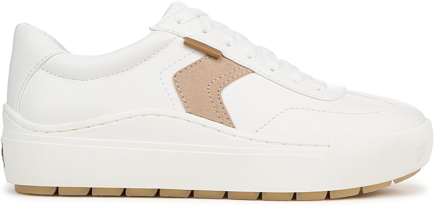 image:imageDr Scholls Shoes Womens Time Off Win SneakerWhiteSand Beige