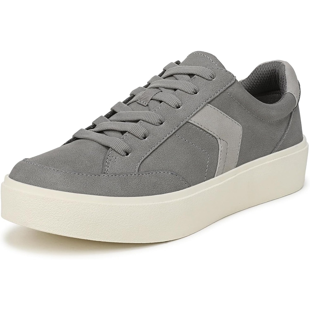 image:imageDr Scholls Madison LaceUp ShoesCalm Grey Microsuede