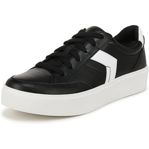 Dr. Scholl’s Madison Lace-Up Shoes(Black/White Smooth)