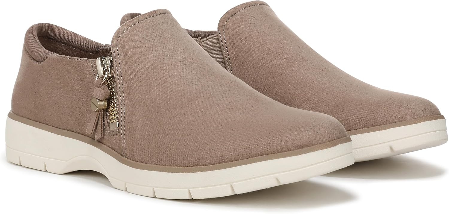 image:imageDr Scholls Nice Day Now LoaferMoc ShoesMocha Taupe Microfiber