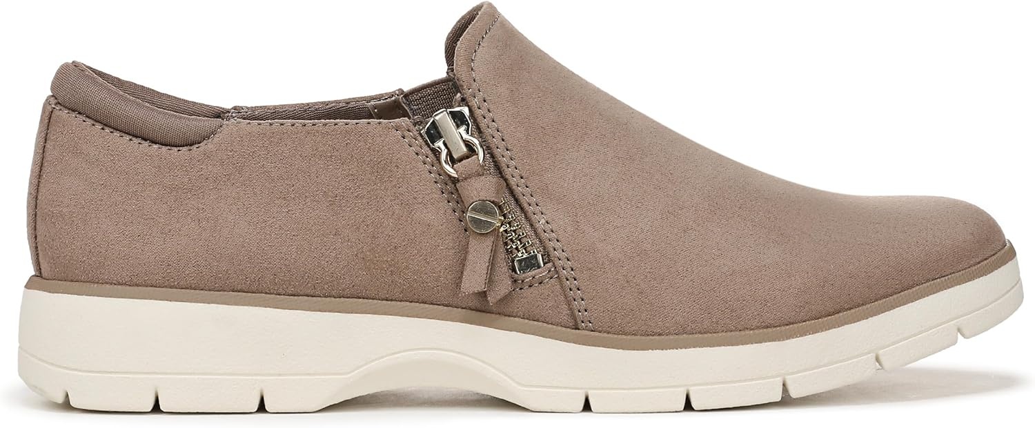 image:imageDr Scholls Nice Day Now LoaferMoc ShoesMocha Taupe Microfiber