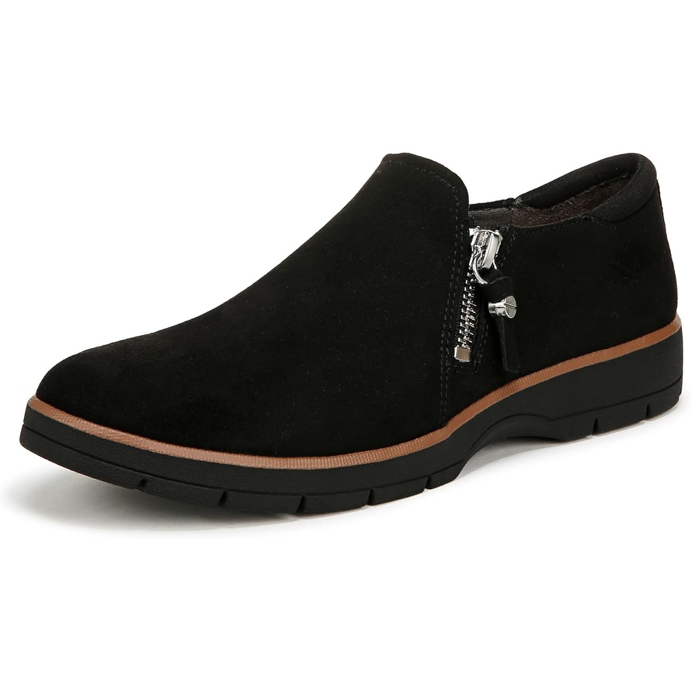 image:imageDr Scholls Nice Day Now LoaferMoc ShoesBlack Microfiber