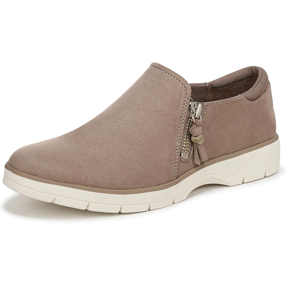 image:imageDr Scholls Nice Day Now LoaferMoc ShoesMocha Taupe Microfiber