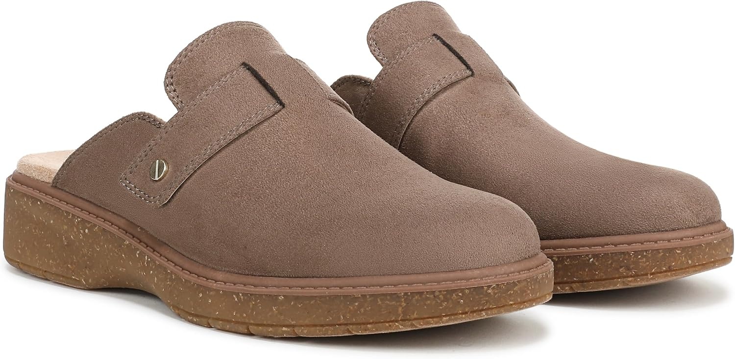 image:imageDr Scholls Calm ClogWoodsmoke Brown