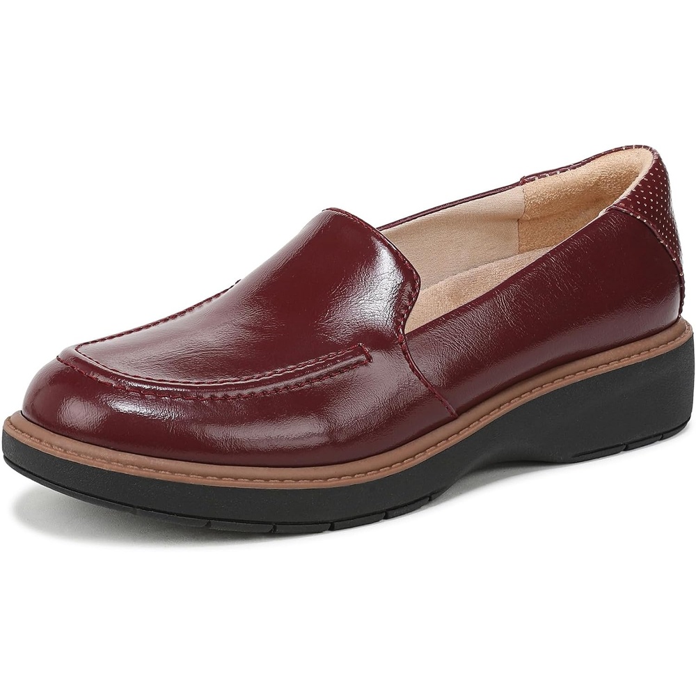 image:imageDr Scholls Calm Down LoafersMoc ShoesDark Burgundy Red
