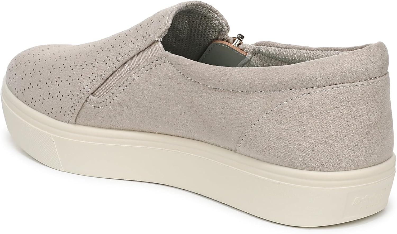 image:imageDr Scholls Madison Cloud ZipOyster Grey Microfiber Perf