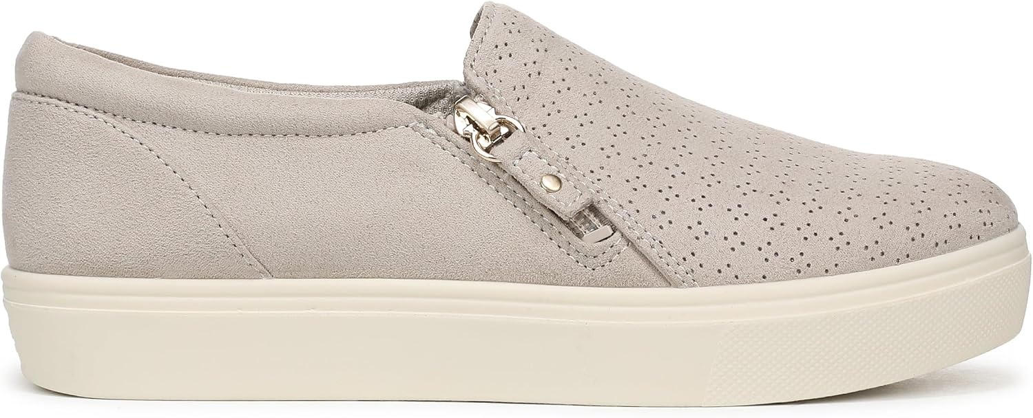 image:imageDr Scholls Madison Cloud ZipOyster Grey Microfiber Perf
