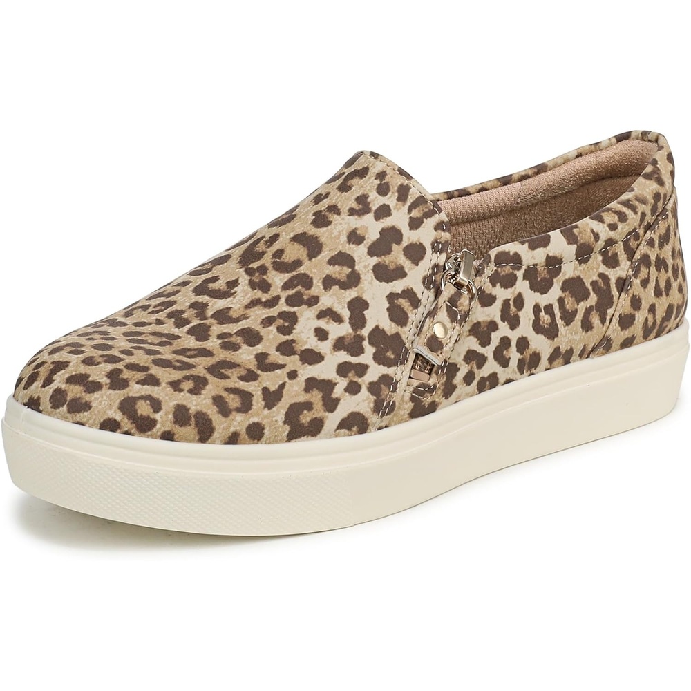 image:imageDr Scholls Madison Cloud ZipLight SandTan Leopard