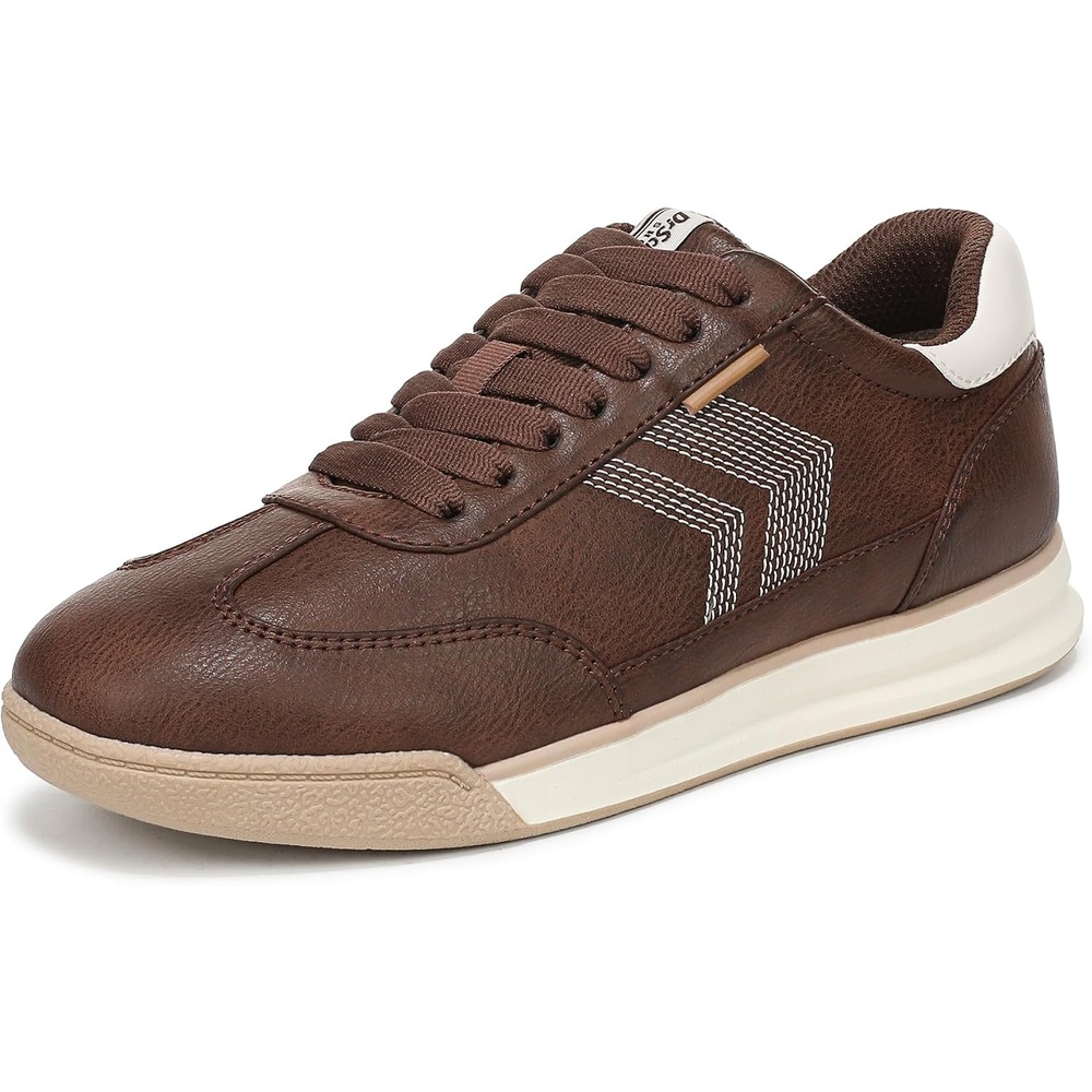 image:imageDrScholls Shoes Womens Throwback RetroWalnut Brown Faux Leather