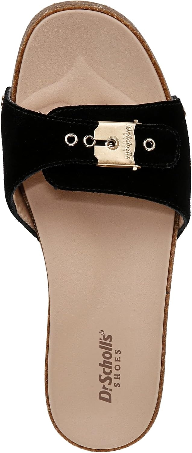 image:imageDr Scholls Original Flex Slide SandalsBlack Leather