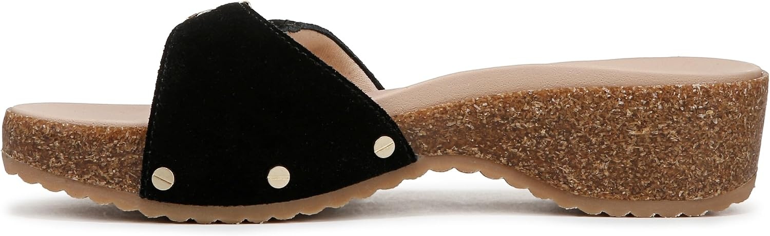 image:imageDr Scholls Original Flex Slide SandalsBlack Leather