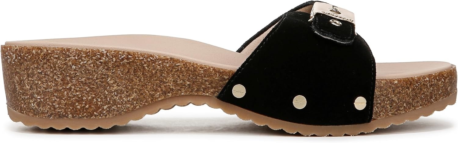 image:imageDr Scholls Original Flex Slide SandalsBlack Leather