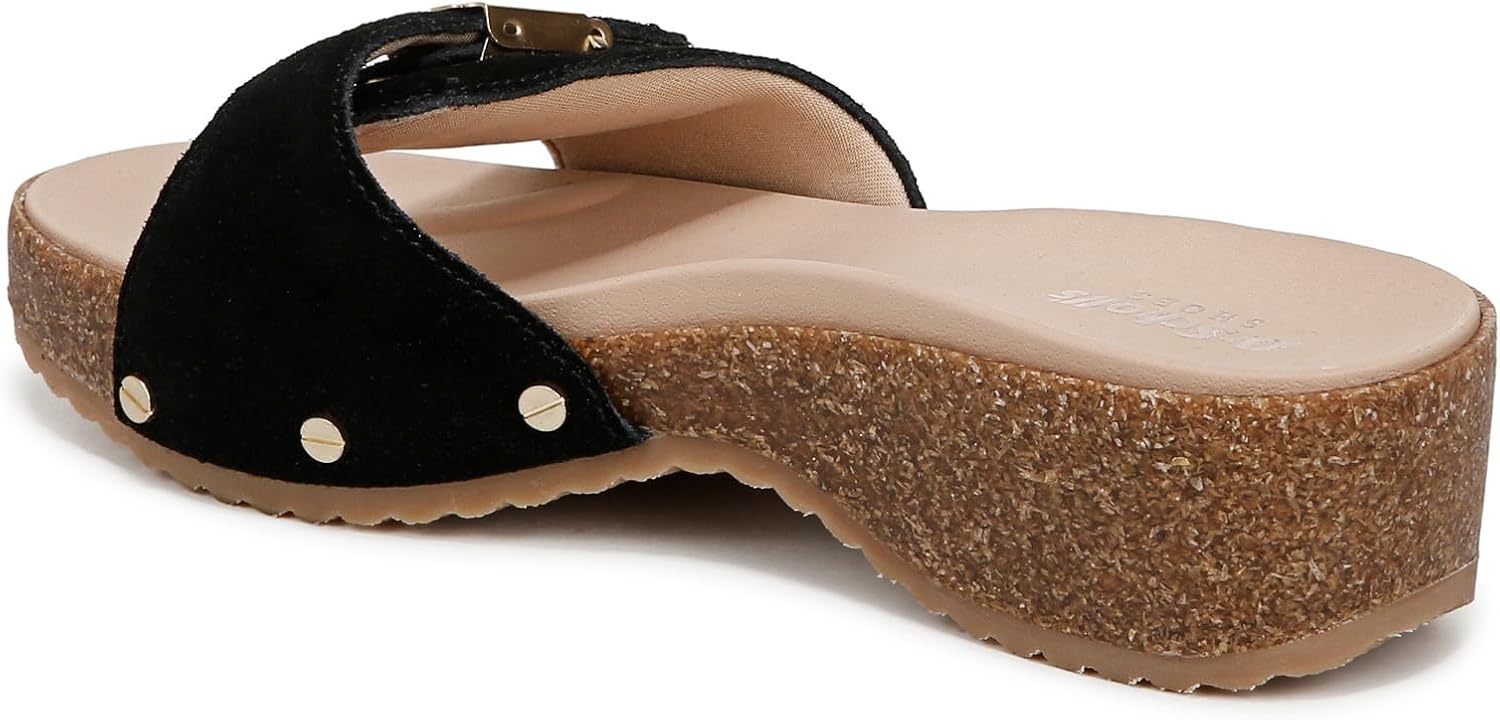image:imageDr Scholls Original Flex Slide SandalsBlack Leather