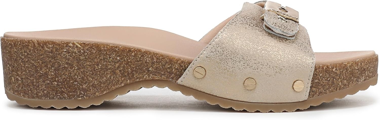 image:imageDr Scholls Original Flex Slide SandalsGold Metallic