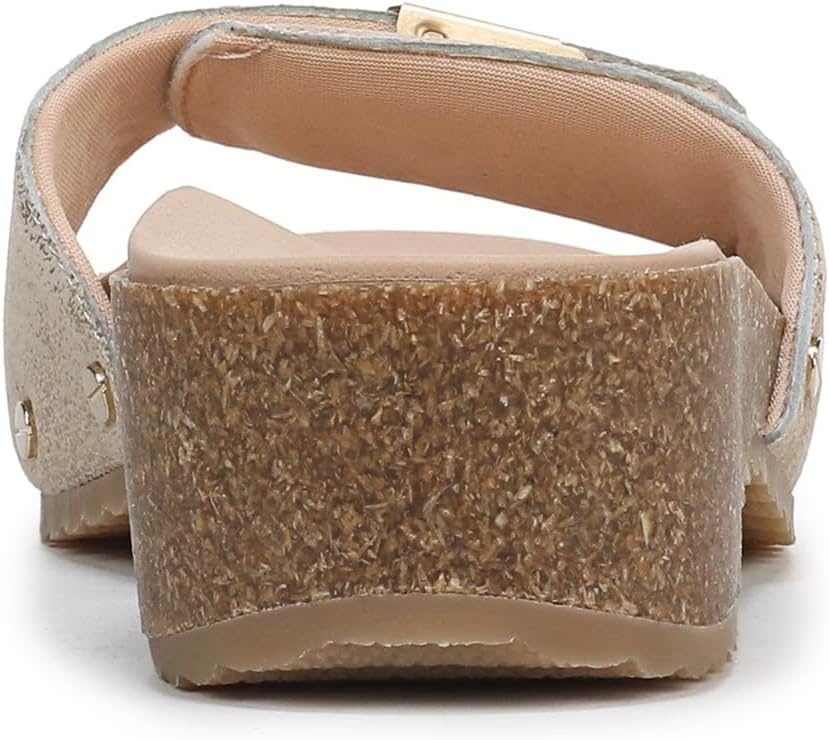 image:imageDr Scholls Original Flex Slide SandalsGold Metallic