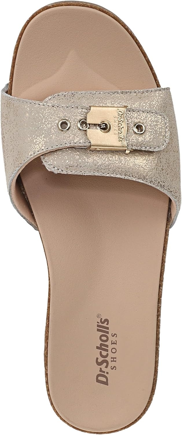 image:imageDr Scholls Original Flex Slide SandalsGold Metallic