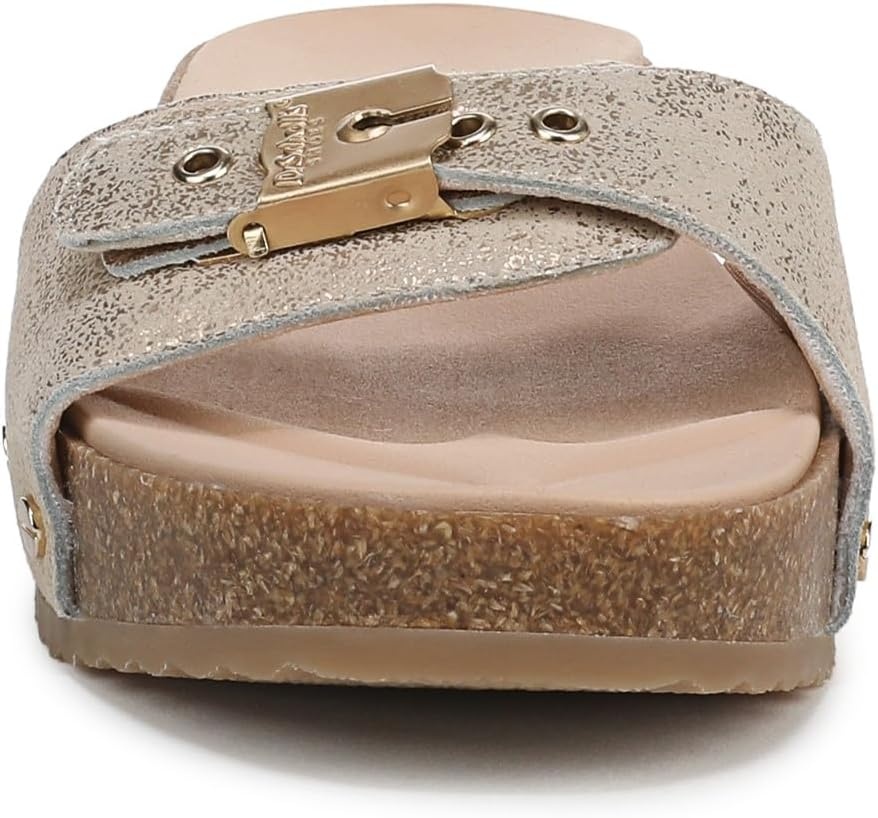 image:imageDr Scholls Original Flex Slide SandalsGold Metallic
