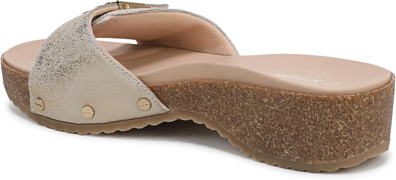 image:imageDr Scholls Original Flex Slide SandalsGold Metallic