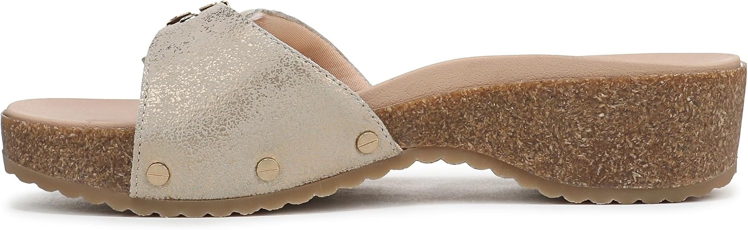 image:imageDr Scholls Original Flex Slide SandalsGold Metallic