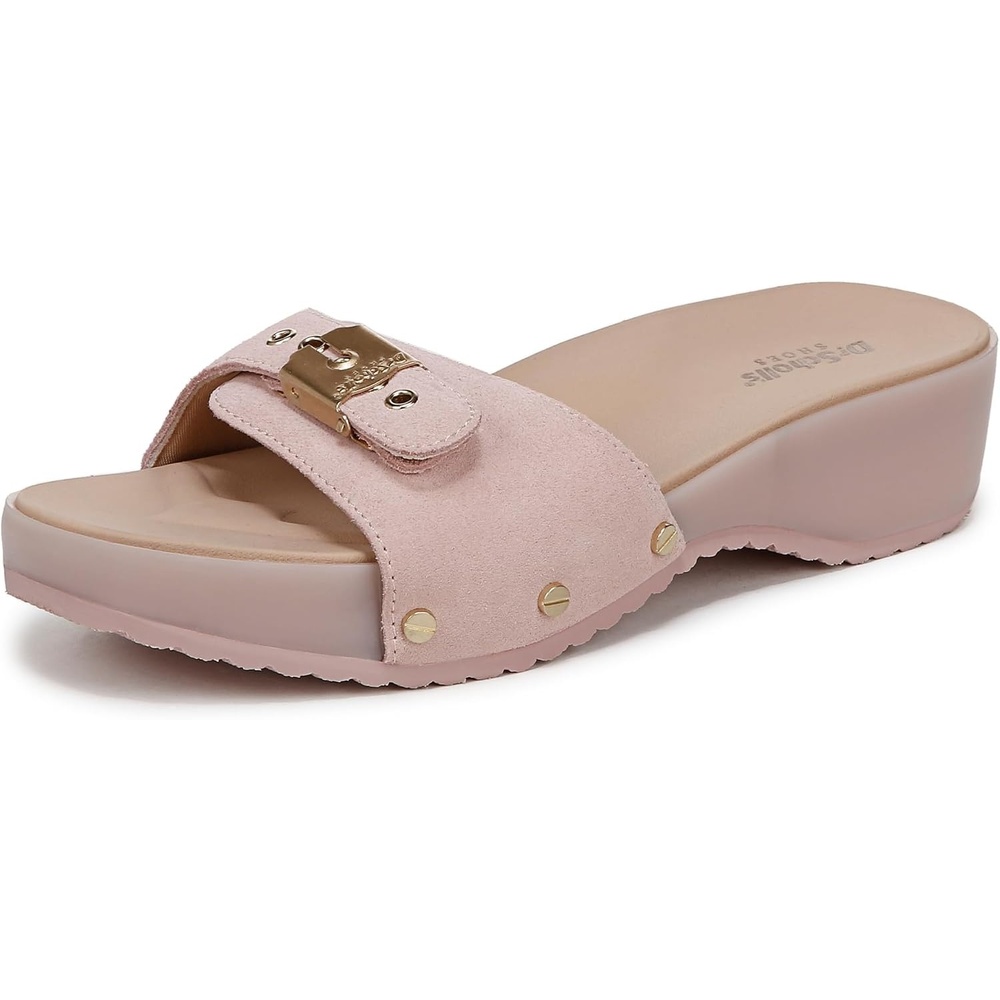 image:imageDr Scholls Original Flex Slide SandalsBlush Pink Leather