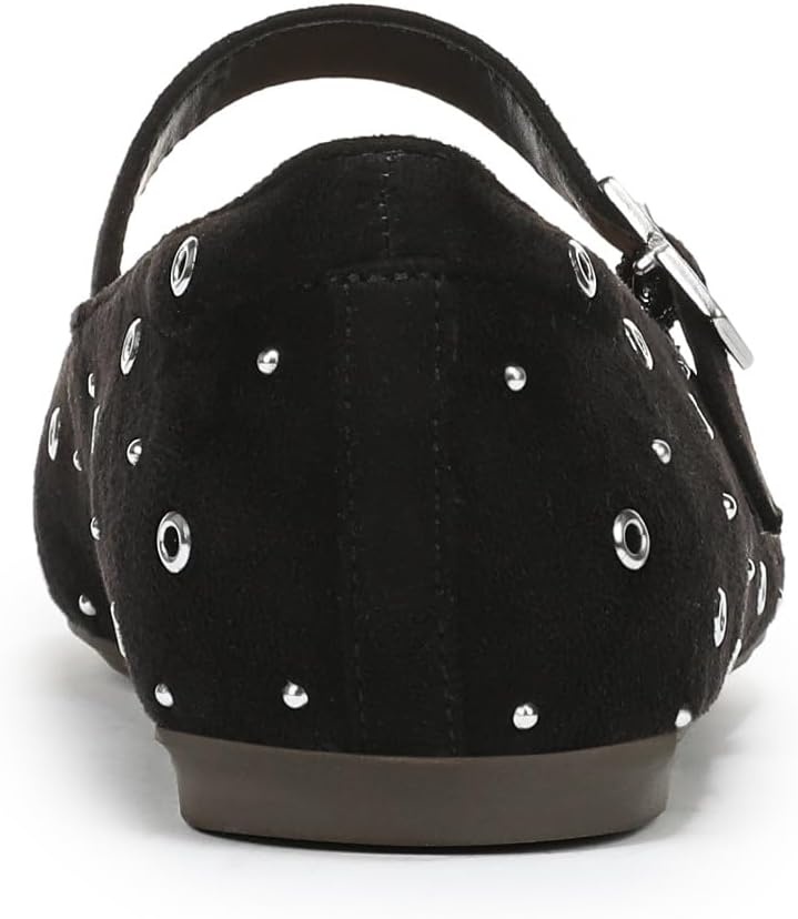 image:imageDr Scholls Wexley Jane Stud Mary Jane ShoesBlack Microfiber Stud
