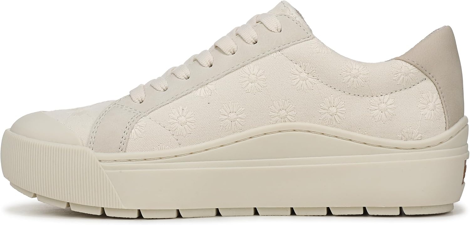image:imageDrScholls Shoes Womens Time Off Casual ShoesOff White Floral Fabric